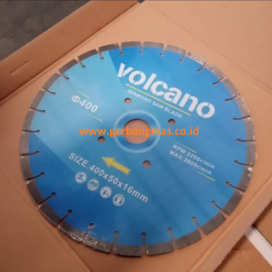 MATA PISAU DIAMOND BLADE FOR CONCRETE CUTTER BRAND VOLCANO 400 