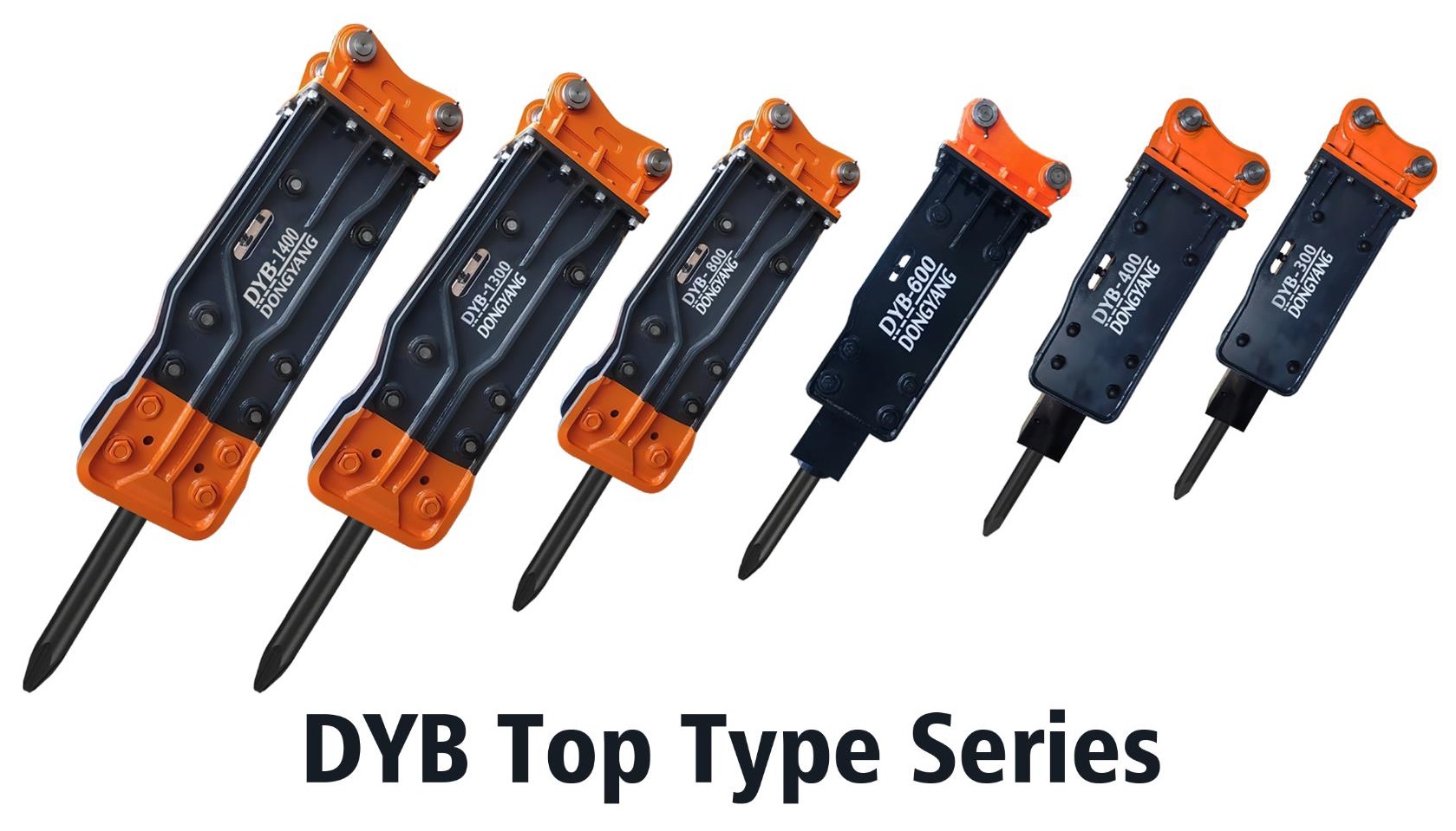 HYDRAULIC BREAKER DONGYANG for Excavator model : TOP type/ Straight type series 