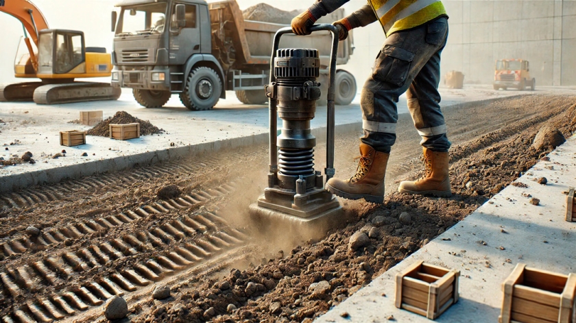 Cara Meratakan Tanah dengan Baby Roller atau Tamping Rammer